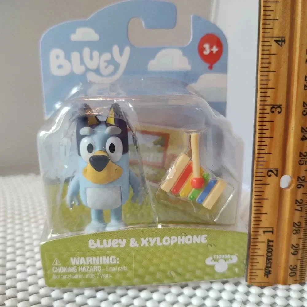 Bluey Cartoon Bluey and Xylophone Figure NWT